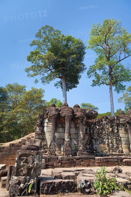 Bas-reliefs at the Terrace of the Elephants