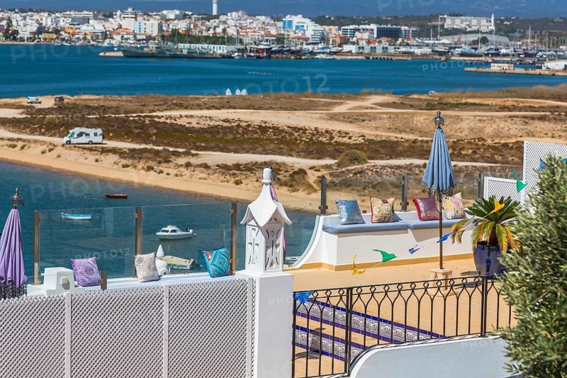 View of Portimao as seen from Ferragudo