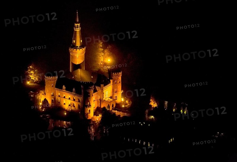 Aerial view of Moyland moated castle