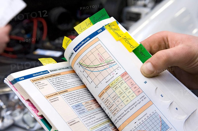 Working with a reference book