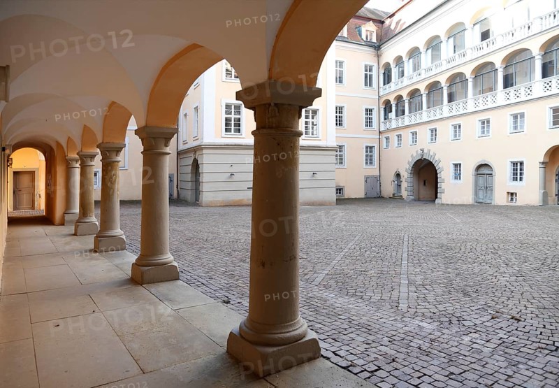 Courtyard with arcades