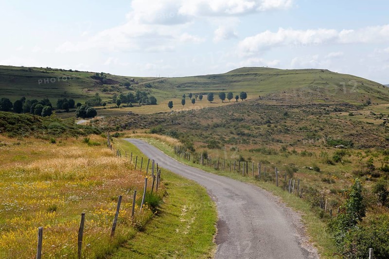 Landscape of Mont Lozere