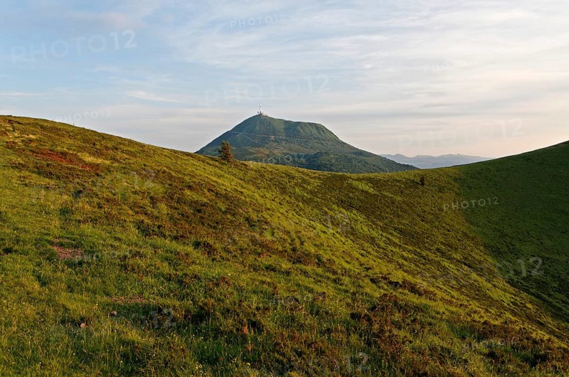Mt Puy de Dome as seen from Mt Puy de Come