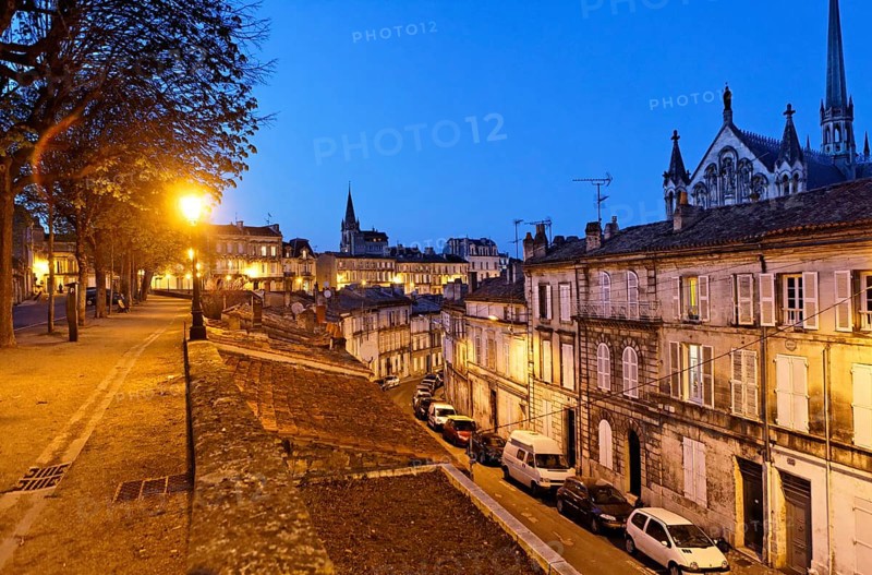 Historic town centre as seen from the fortifications