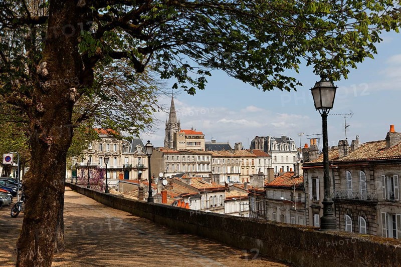 Historic town centre as seen from the fortifications