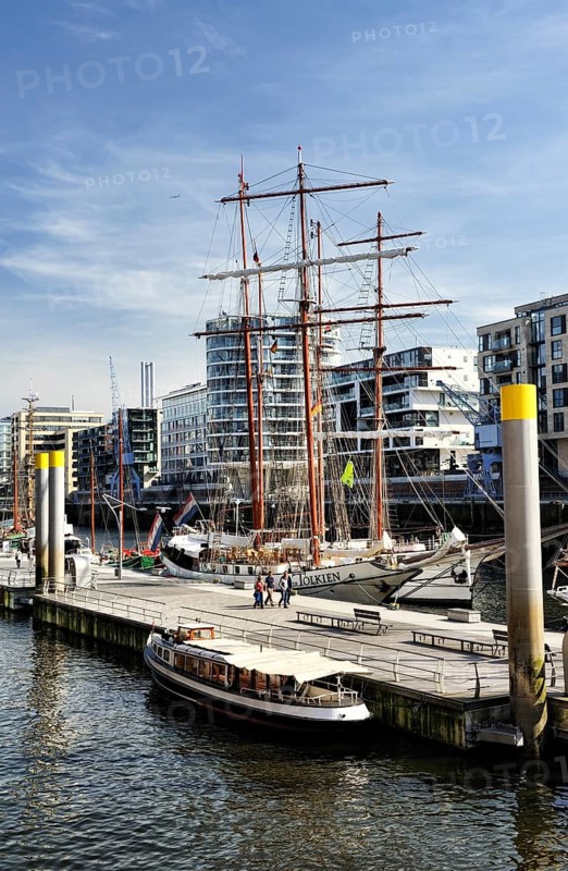 Sandtorhafen in the Hafencity district of Hamburg