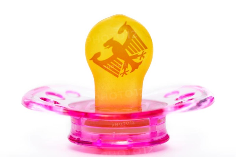 Pacifier with German federal eagle