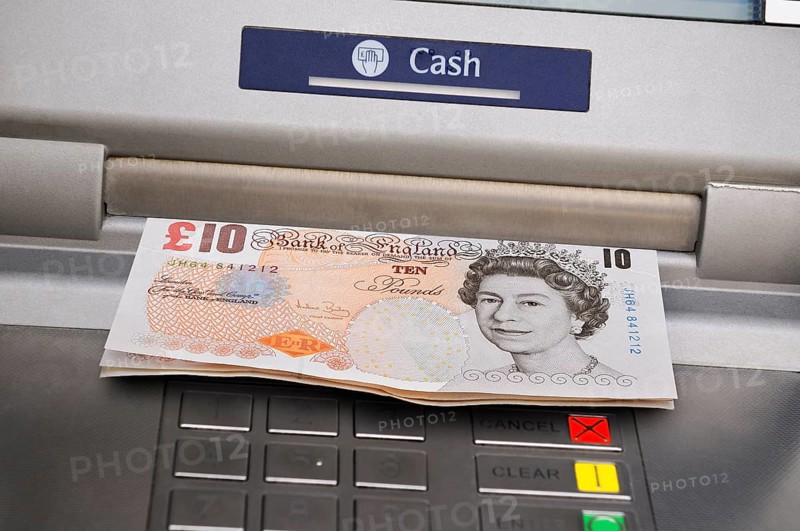 Cashpoint dispensing cash