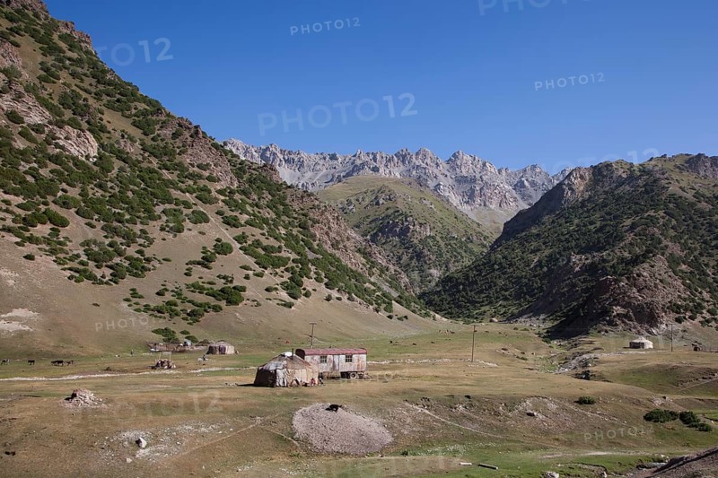 Yurts on the Pamir Highway