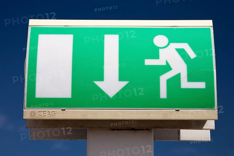 Emergency exit sign