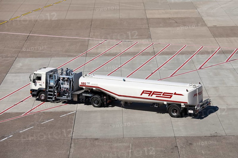 Tanker on the manoeuvring area