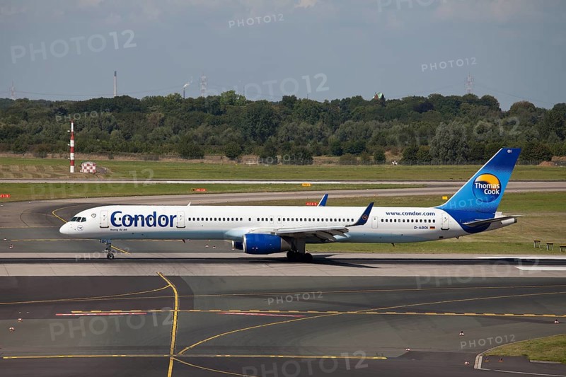 Condor D-ABOI Boeing 757-300 aircraft on the manoeuvring area