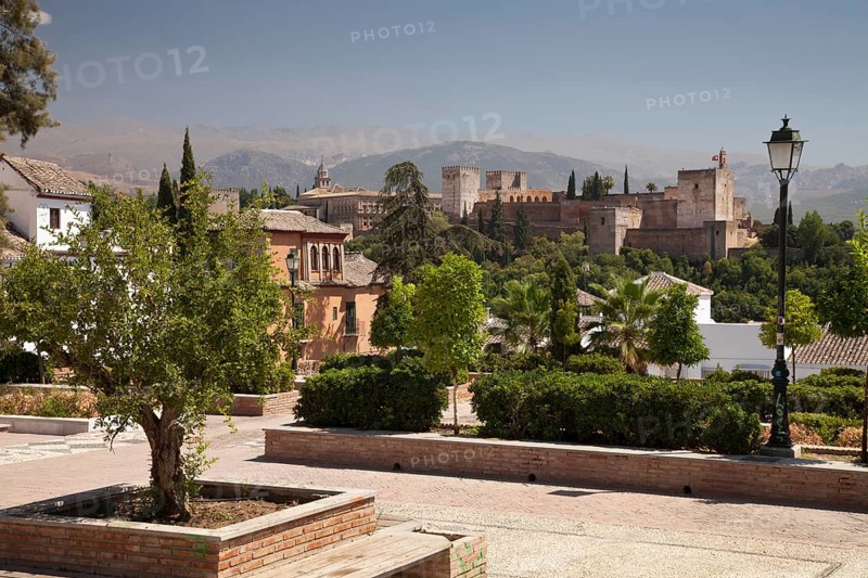View from the Albayzin district towards the Alhambra