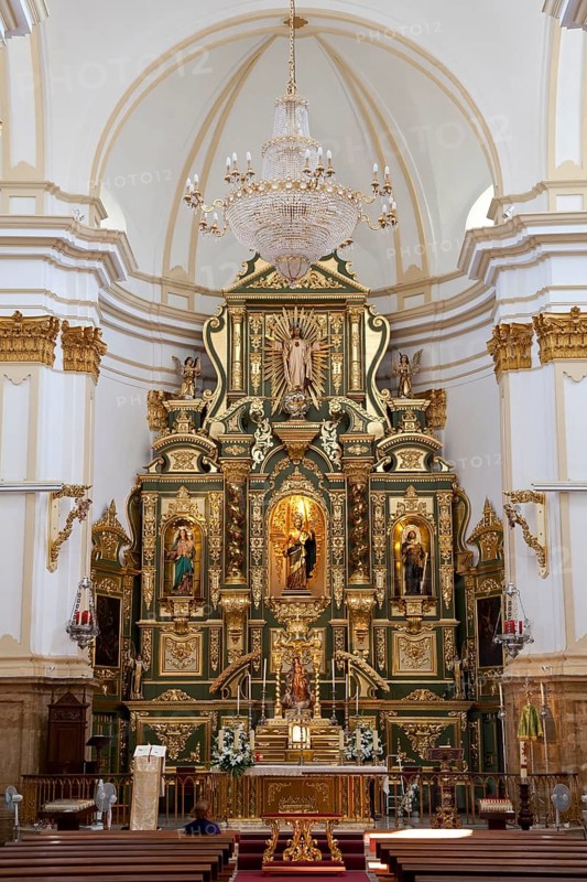 Altar in the main church