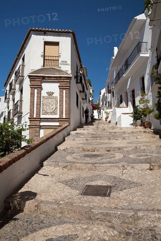Steep flight of stairs in the village of Frigiliana