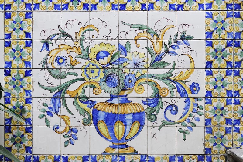 Painted tiles