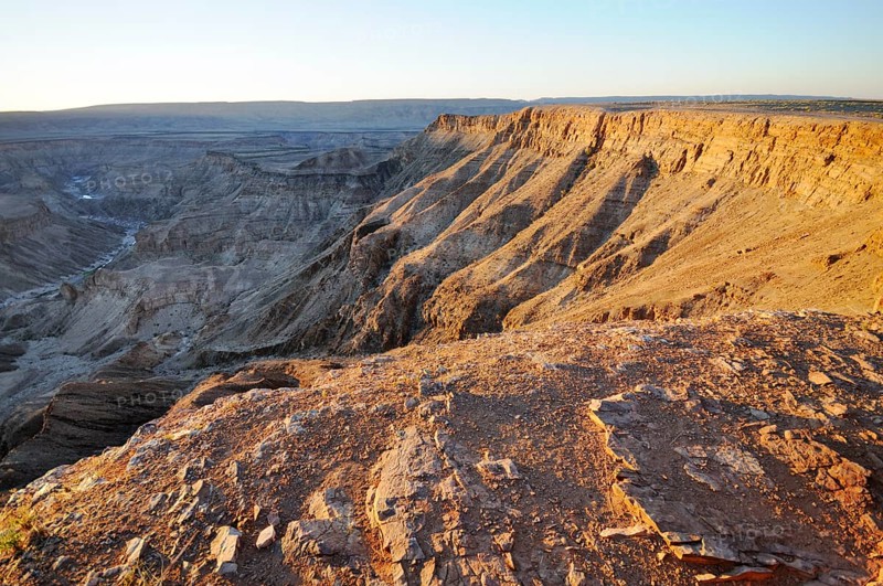 Evening at the Fish River Canyon