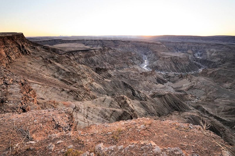 Evening at the Fish River Canyon
