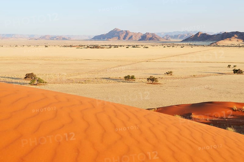 View from Elim Dune towards the Naukluft Mountains