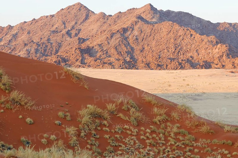 View from Elim Dune towards the Naukluft Mountains