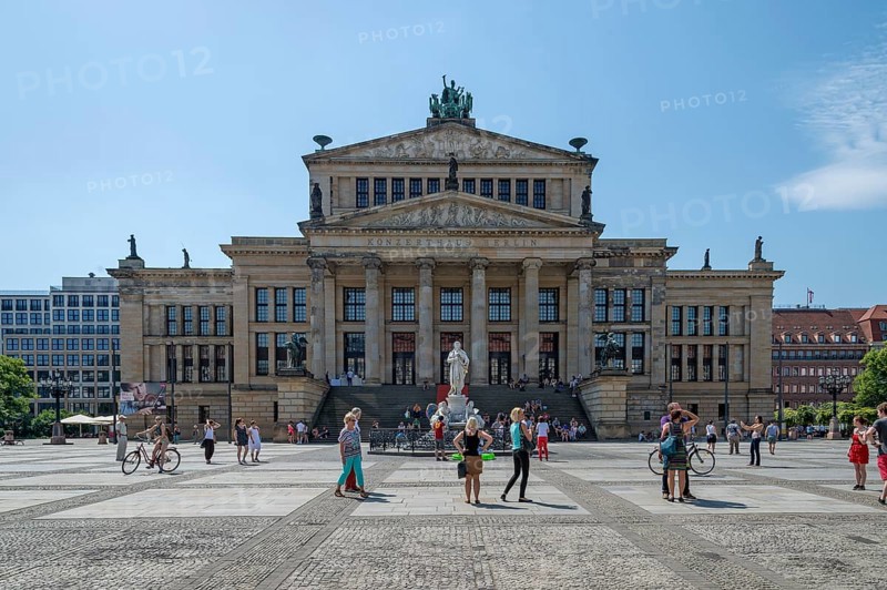 The Berlin Schauspielhaus on Gendarmenmarkt square