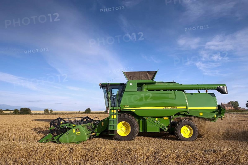 John Deere combine harvester