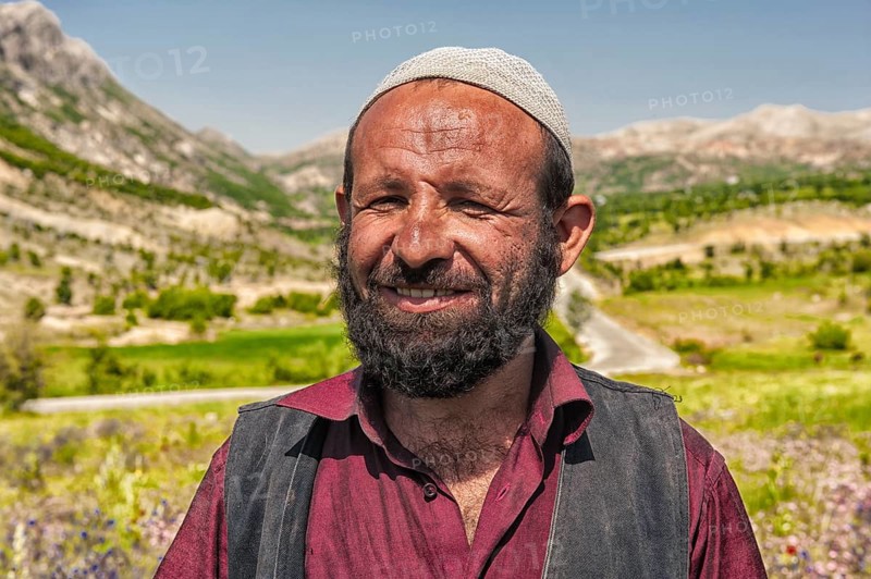 Portrait of a Turkish shepherd