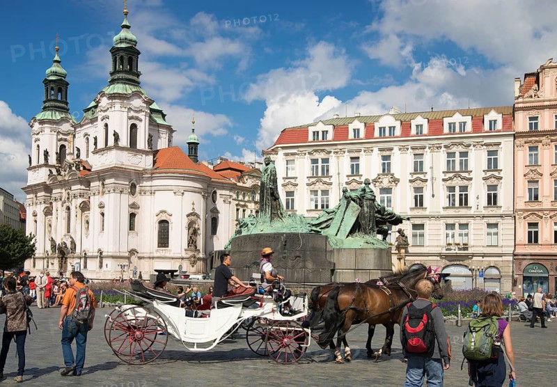 Old Town Square and the Church of St. Nicolas