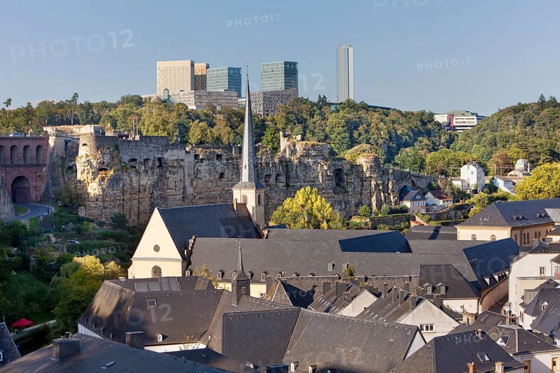 View over the lower town