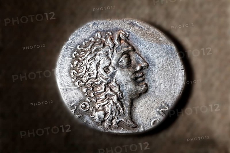 Antique silver coin