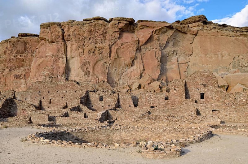 Historic Anasazi settlement Pueblo Bonito