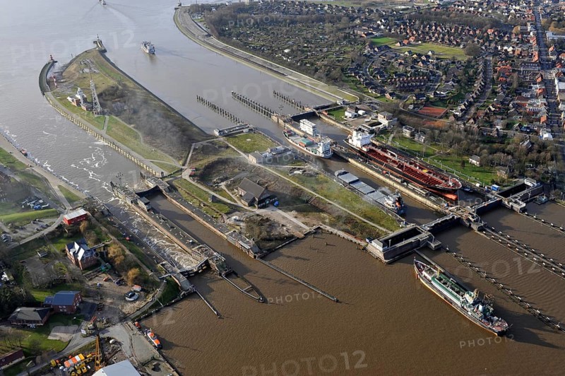 Lock of the Kiel Canal