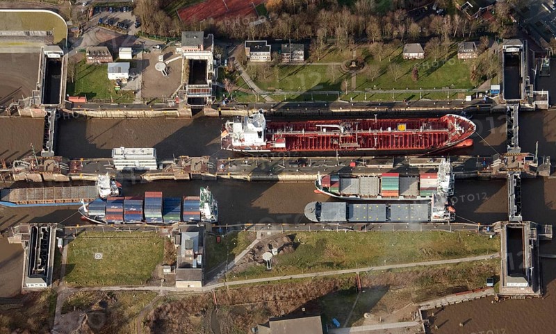Lock of the Kiel Canal