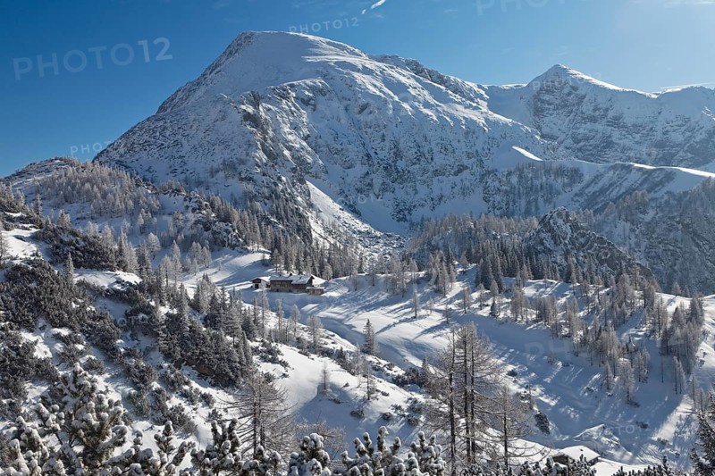Schneibstein Mountain with Schneibsteinhaus mountain hut