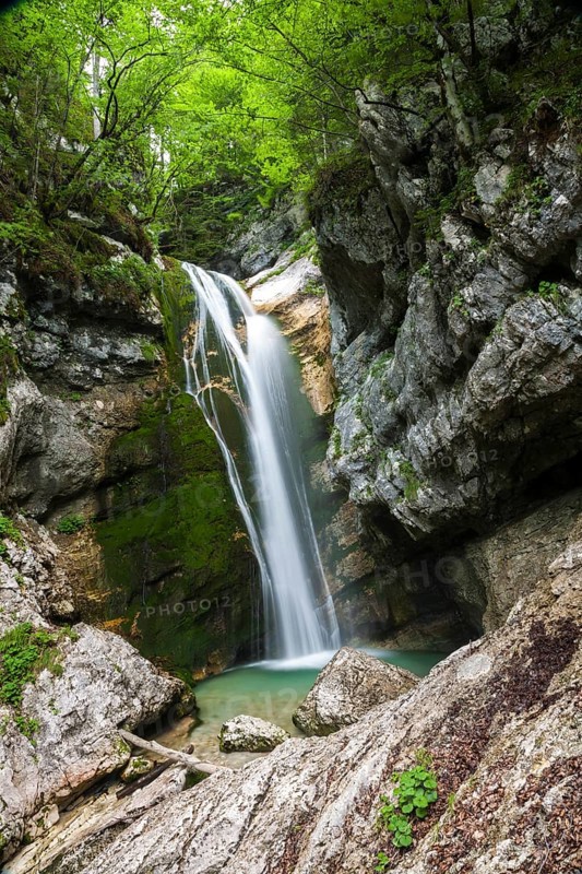 Slap Mostnica waterfall