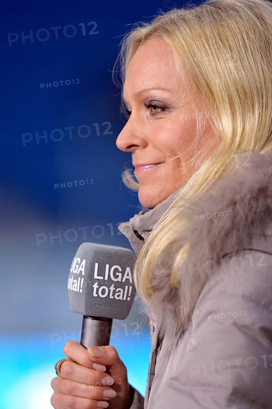 Presenter Valeska Homburg of the show LIGA Total