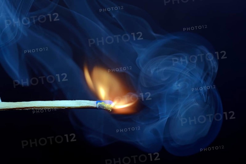 Match being lit