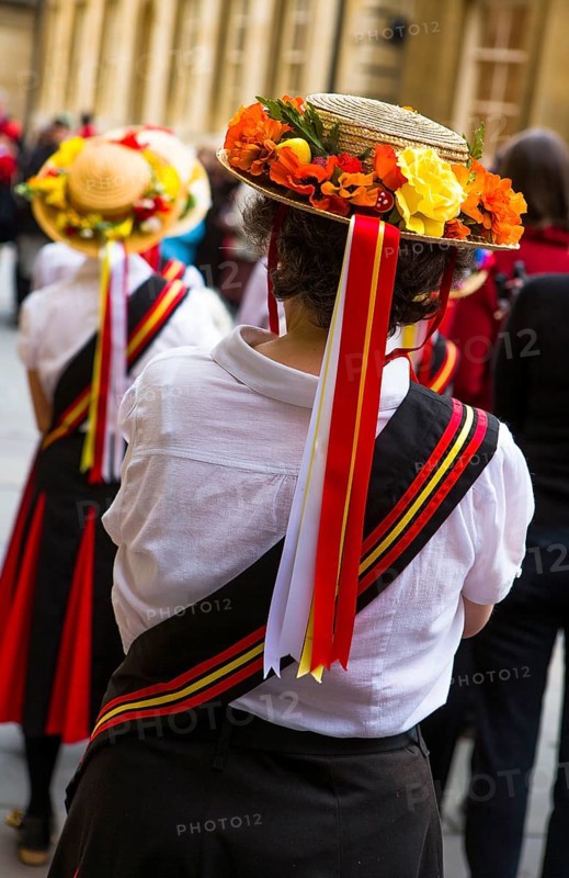 Dancer wearing a folk costume