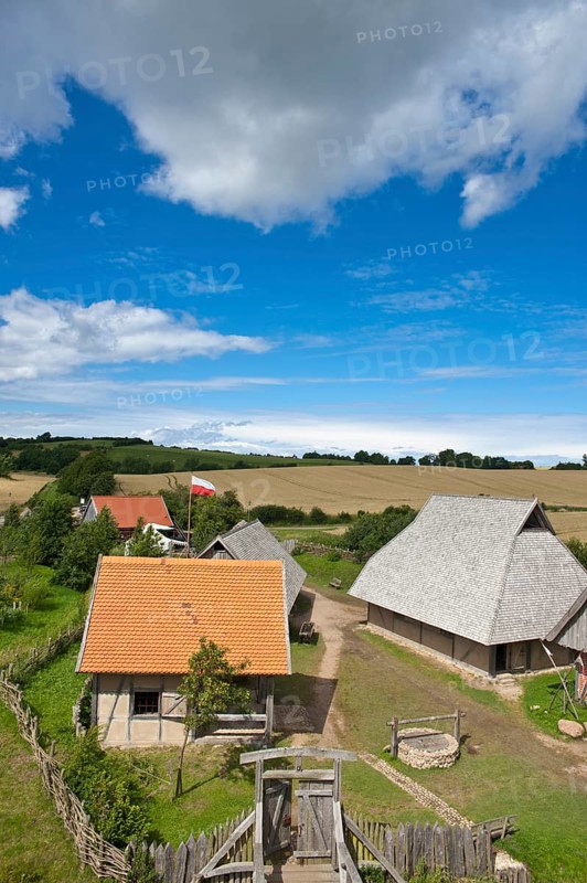 Outer bailey of the motte