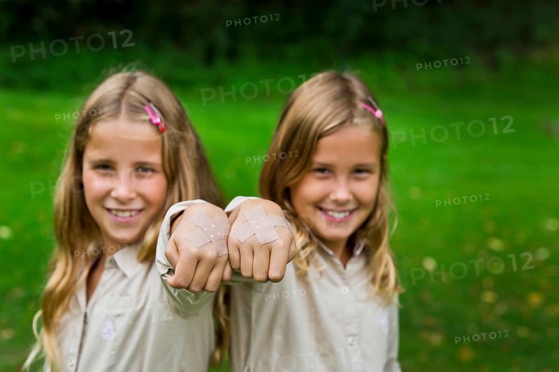 Twin girls