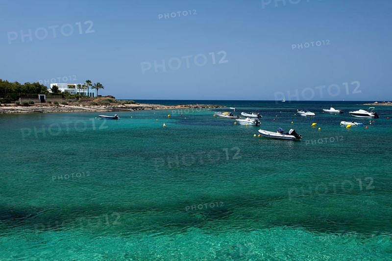 Boats off Playa Es Trenc