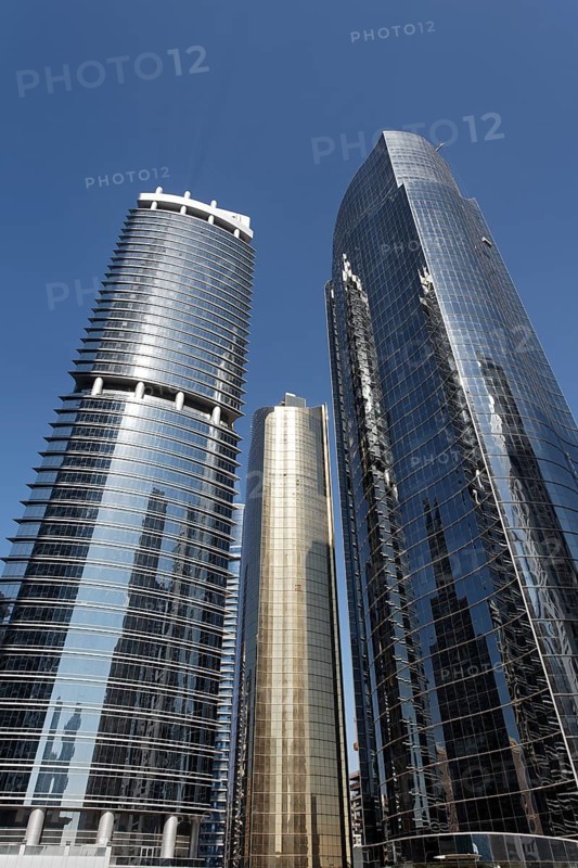 Skyscrapers close together