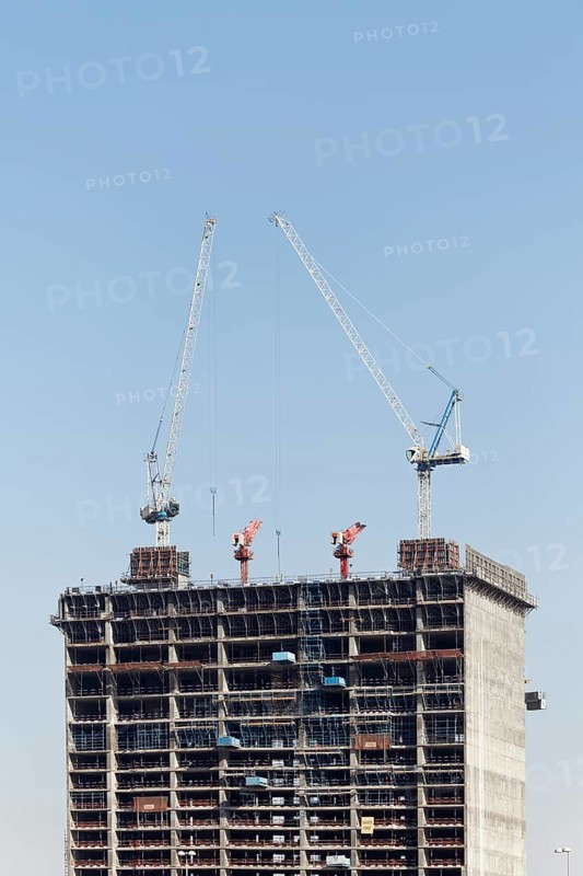 Skyscraper under construction