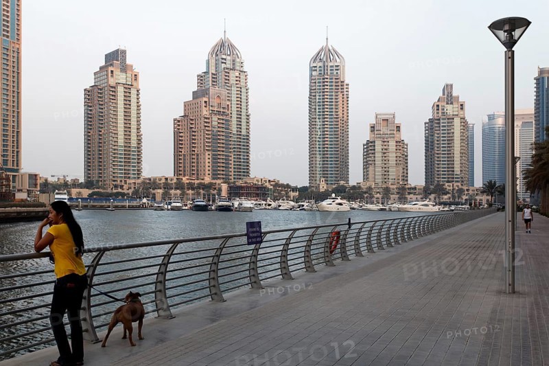 Promenade in Dubai Marina district