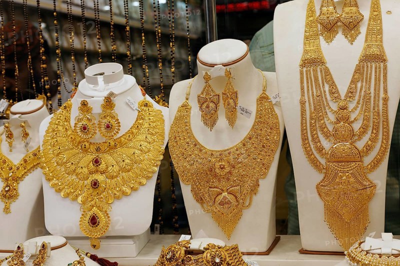 Lush gold necklaces