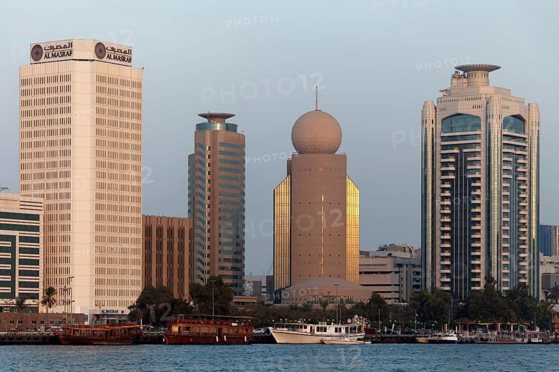 Skyscrapers on Dubai Creek