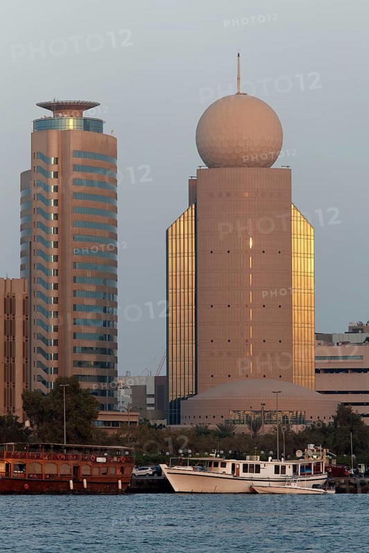 Etisalat Tower on Dubai Creek