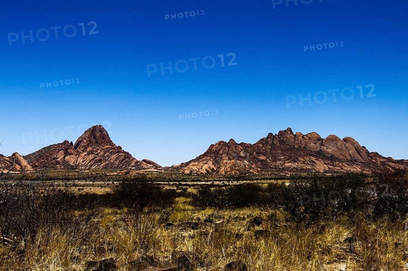 Spitzkoppe granite peaks and the Pontok Mountains