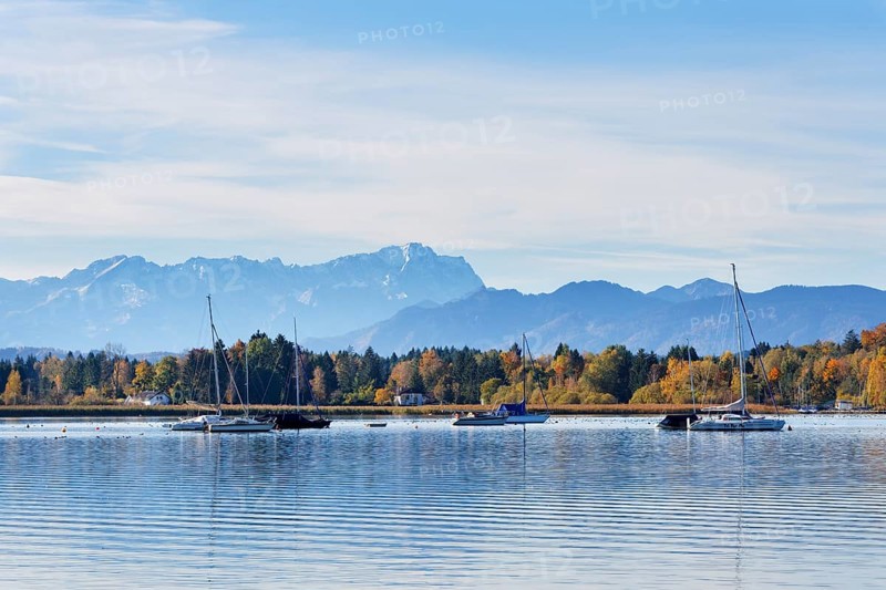 Lake Starnberg near Sankt Heinrich