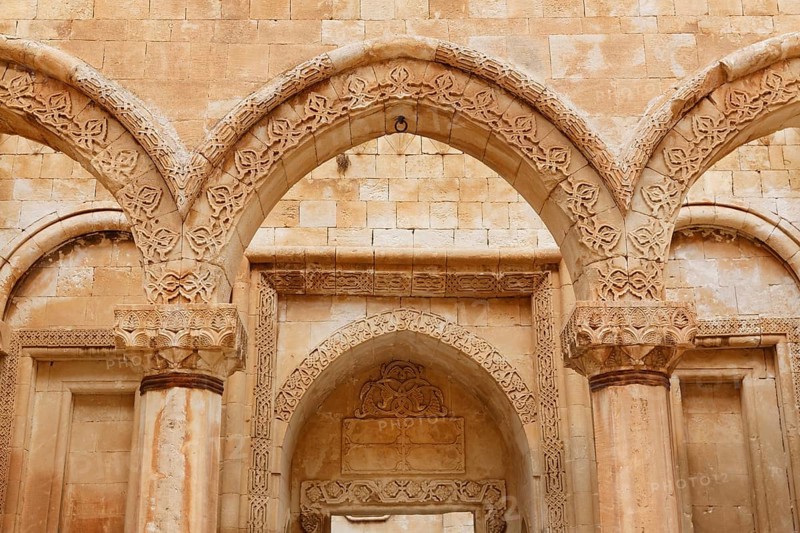 Ornate decorations in the harem